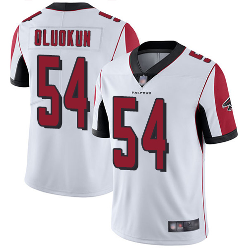Atlanta Falcons Limited White Men Foye Oluokun Road Jersey NFL Football 54 Vapor Untouchable